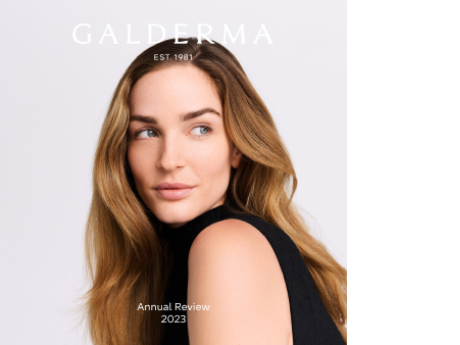 galderma annual review 2023 cover
