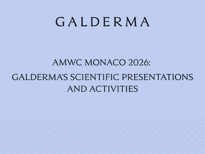 AMWC MONACO 2026: Galderma's scientific presentations