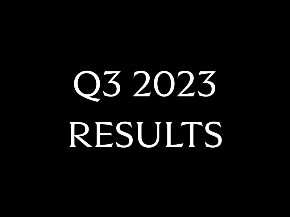 Q3 2023 results