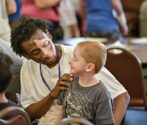 Dermatology patients at Galderma community event